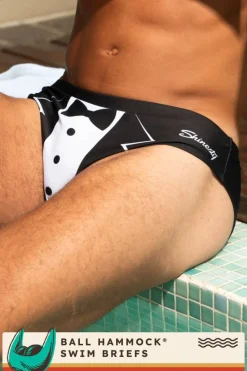 The Butlers - Tuxedo Ball Hammock® Pouch Swim Briefs