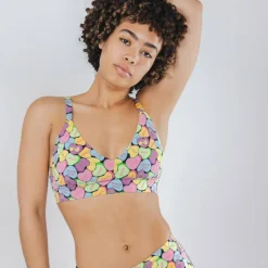 The Candy Crush - Candy Hearts Boob Hammock™ Plunge Bralette