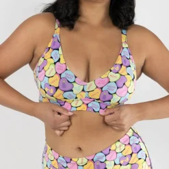 The Candy Crush - Candy Hearts Boob Hammock™ Plunge Bralette