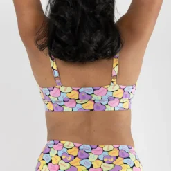 The Candy Crush - Candy Hearts Boob Hammock™ Plunge Bralette