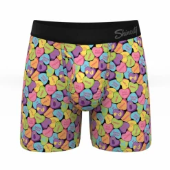 The Candy Crush - Candy Hearts Ball Hammock® Magnum Big Pouch Underwear