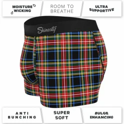 The Cappuccino - Holiday Tartan Plaid Ball Hammock® Pouch Trunks Underwear