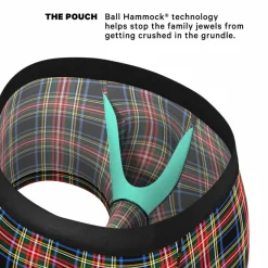 The Cappuccino - Holiday Tartan Plaid Ball Hammock® Pouch Trunks Underwear