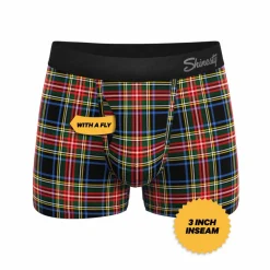 The Cappuccino - Holiday Tartan Plaid Ball Hammock® Pouch Trunks Underwear