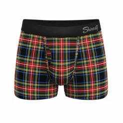 The Cappuccino - Holiday Tartan Plaid Ball Hammock® Pouch Trunks Underwear