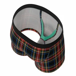 The Cappuccino - Holiday Tartan Plaid Youth Boxer Briefs