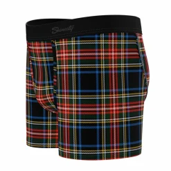 The Cappuccino - Holiday Tartan Plaid Youth Boxer Briefs