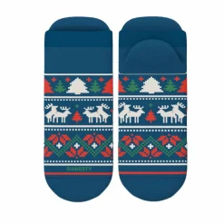 The Caribou Lous - Christmas Deer Heel Hammock™ Ankle Socks