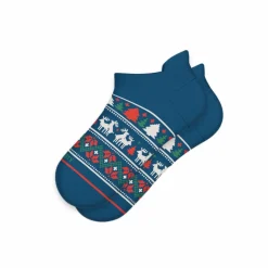 The Caribou Lous - Christmas Deer Heel Hammock™ Ankle Socks