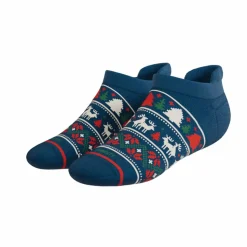 The Caribou Lous - Christmas Deer Heel Hammock™ Ankle Socks