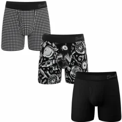 The Checkered Past - Ball Hammock® Pouch Boxer Briefs with Fly 3 Pack