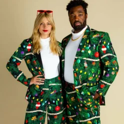 The Christmas Tree Camo - Christmas Tree Print Women's Suit