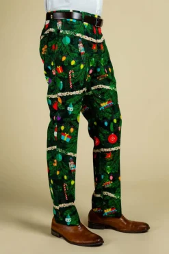 The Christmas Tree Camo - Men's Christmas Tree Print Pants