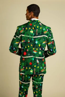 The Christmas Tree Camo - Mens Christmas Tree Print Suit
