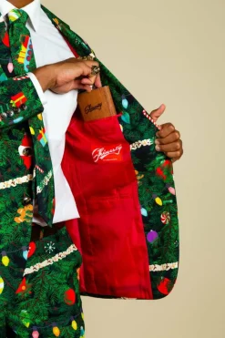 The Christmas Tree Camo - Mens Christmas Tree Print Suit