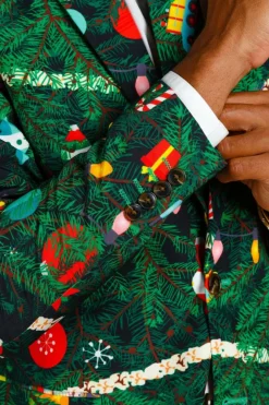 The Christmas Tree Camo - Mens Christmas Tree Print Suit