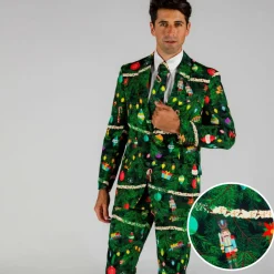 The Christmas Tree Camo - Mens Christmas Tree Print Suit