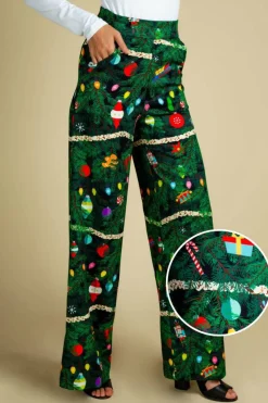 The Christmas Tree Camo - Womens Christmas Tree Print Pant