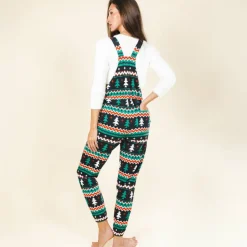 The Classic Caroler - Holiday Fair Isle Women's Pajamaralls®
