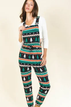 The Classic Caroler - Holiday Fair Isle Women's Pajamaralls®