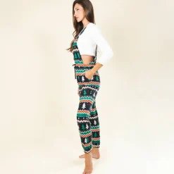 The Classic Caroler - Holiday Fair Isle Women's Pajamaralls®