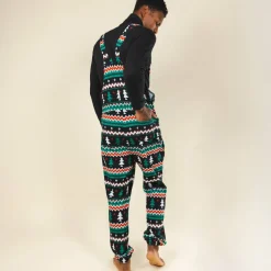 The Classic Caroler - Holiday Fair Isle Pajamaralls®