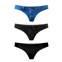The Classics - Women's Thong Underwear 3 Pack