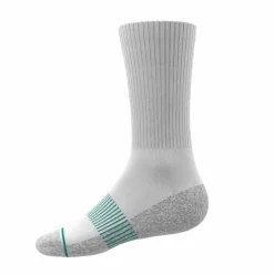 The Cloud 9 - White Stay Weird Heel Hammock™ Crew Socks