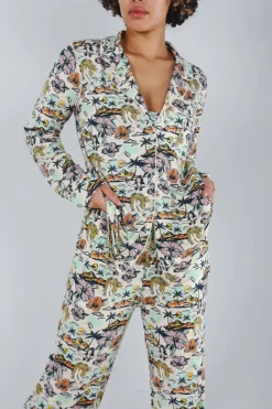 The Come Monday - Shinesty x Margaritaville® SleepDeep™ Women’s Long Sleeve Pajama Set