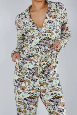 The Come Monday - Shinesty x Margaritaville® SleepDeep™ Women’s Long Sleeve Pajama Set