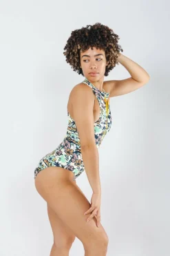 The Come Monday - Shinesty x Margaritaville® Zip Up One Piece Swimsuit