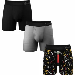 The Dad's Essentials Pack - Ball Hammock® Pouch Boxer Briefs with Fly 3 Pack