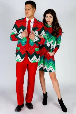 The Dapper Doily - Quilted Print Christmas Suit