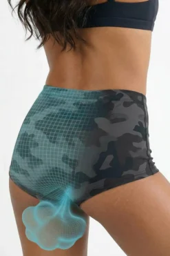 The Darkside - Black Camouflage Fart Proof Boyshort Underwear