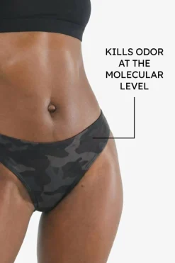 The Darkside - Black Camouflage Fart Proof Bikini Underwear