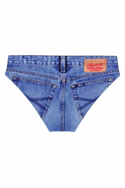 The Daytona Dong Sarong - Denim Print Ball Hammock® Pouch Swim Briefs