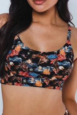 The Declaration - Americana Eagles Boob Hammock™ Scoop Bralette