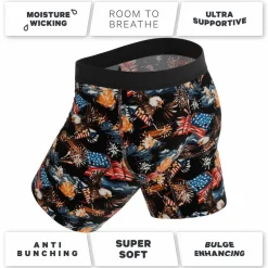 The Declaration - Americana Eagles Ball Hammock® Boxer - Long Leg