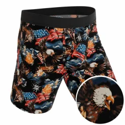 The Declaration - Americana Eagles Ball Hammock® Boxer - Long Leg