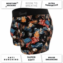 The Declaration - Americana Eagles Ball Hammock® Pouch Trunks Underwear