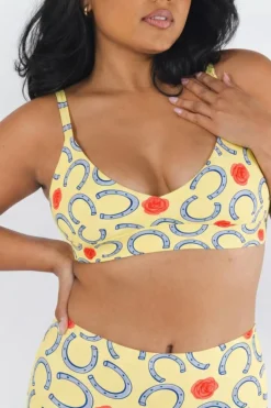 The Derby Delight - Horseshoe Boob Hammock™ Plunge Bralette