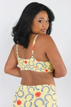 The Derby Delight - Horseshoe Boob Hammock™ Plunge Bralette