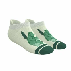 The Does A Bear - Green Toilet Bear Heel Hammock™ Ankle Socks