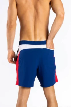 The Double Duty - American Flag Ball Hammock® 9 Inch Athletic Shorts