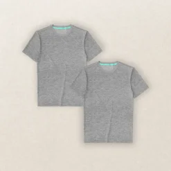 The Everyman™ Tee - Heather Grey 2 Pack - T-Shirt For Men 2 Pack ft. Super Stupid-Soft™ Fabric