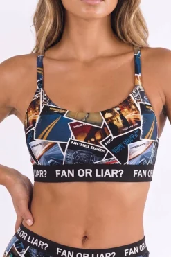 The Fan or Liar - Shinesty X Nickelback Albums Bralette