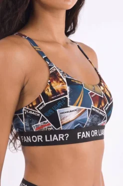 The Fan or Liar - Shinesty X Nickelback Albums Bralette