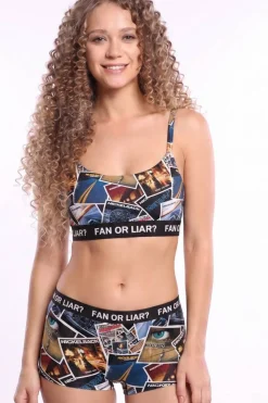 The Fan or Liar - Shinesty X Nickelback Albums Boyshort Underwear with Waistband