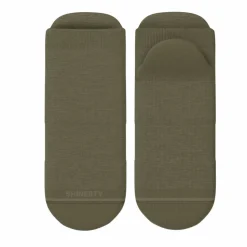 The Fields Of Green - Oil Green Heel Hammock™ Ankle Socks