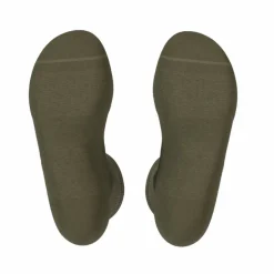 The Fields Of Green - Oil Green Heel Hammock™ Crew Socks